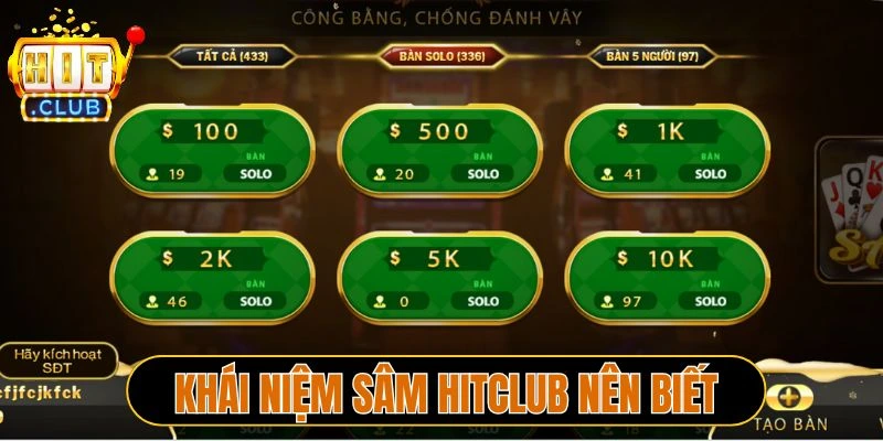 Khái niệm Sâm Hitclub nên biết